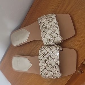 Marc Fisher gold sandals size 8.5